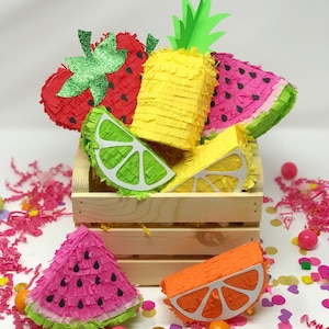 Fruit Mini Pinata Twotti Frutti Pinata Berry First Birthday Party Favors First Fiesta Pinata