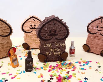 Mini Penis Pinata Adult Party Favors - Bachelorette Bachelor White Elephant Gag Gift Novelty Decor