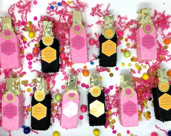 Personalized Mini Champagne Bottle Pinata – Bridesmaid Proposal Favor