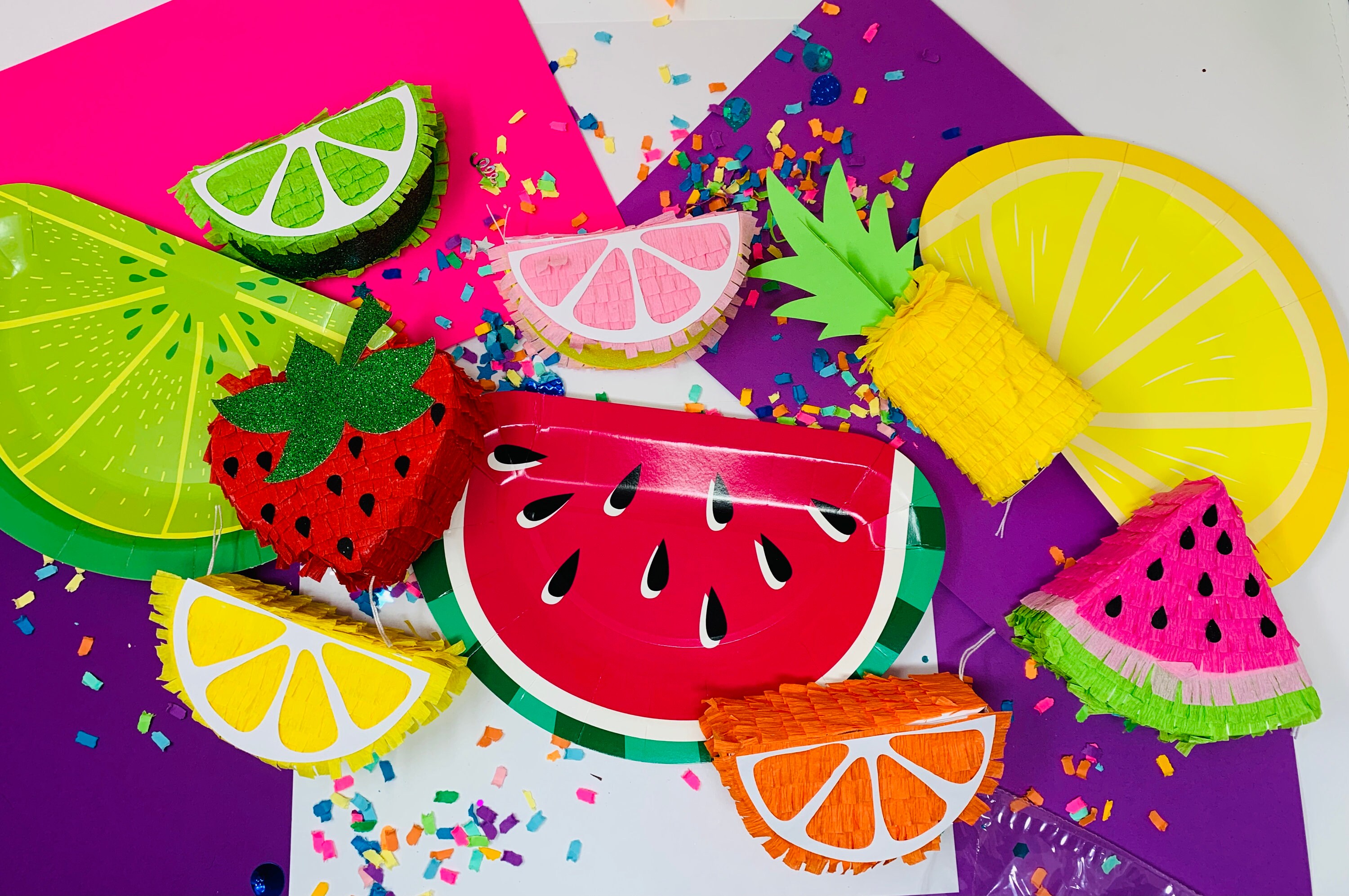 Mini Fruit Piata Mini Pinata Mini Fruit Pinata Twotti Frutti Party Berry First Birthday ONE Pinata Trending Now
