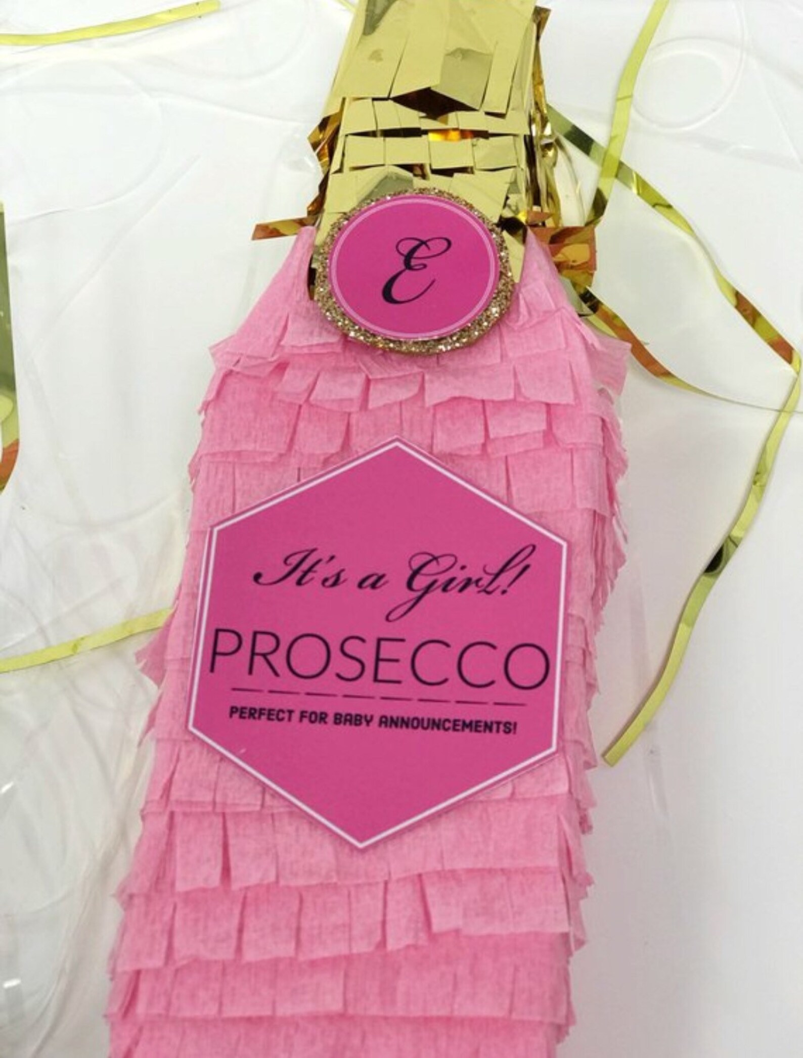 Champagne mini piñata bachelorette party bridesmaid proposal Etsy Polska