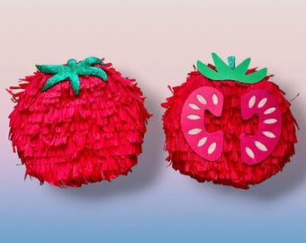 Tomato Mini Piñata – Italian Mediterranean Party Favor, Bridal Shower Decor