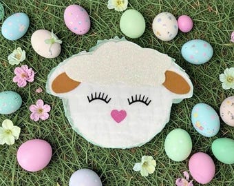 Mini Lamb Pinata: Farm, Easter, Baby Shower Decor, Easter Basket Filler