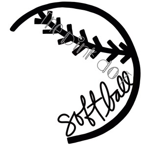 Softball PNG Sublimation Download only