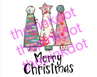 Árvore de Natal de material falso, Feliz Natal, sublimação, downloads digitais