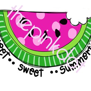 Sweet Watermelon, Sublimation Digital Download