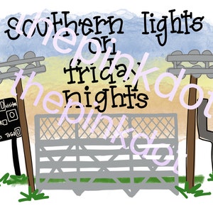 Editable Southern Lights Digital download