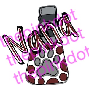 Cowbell Nana sublimation digital download