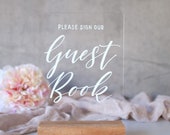 Wedding Guest Book Sign. Acrylic Sign. Sign Our GuestBook. Wedding Decor. Perspex Wedding Signage. Sign In Table.