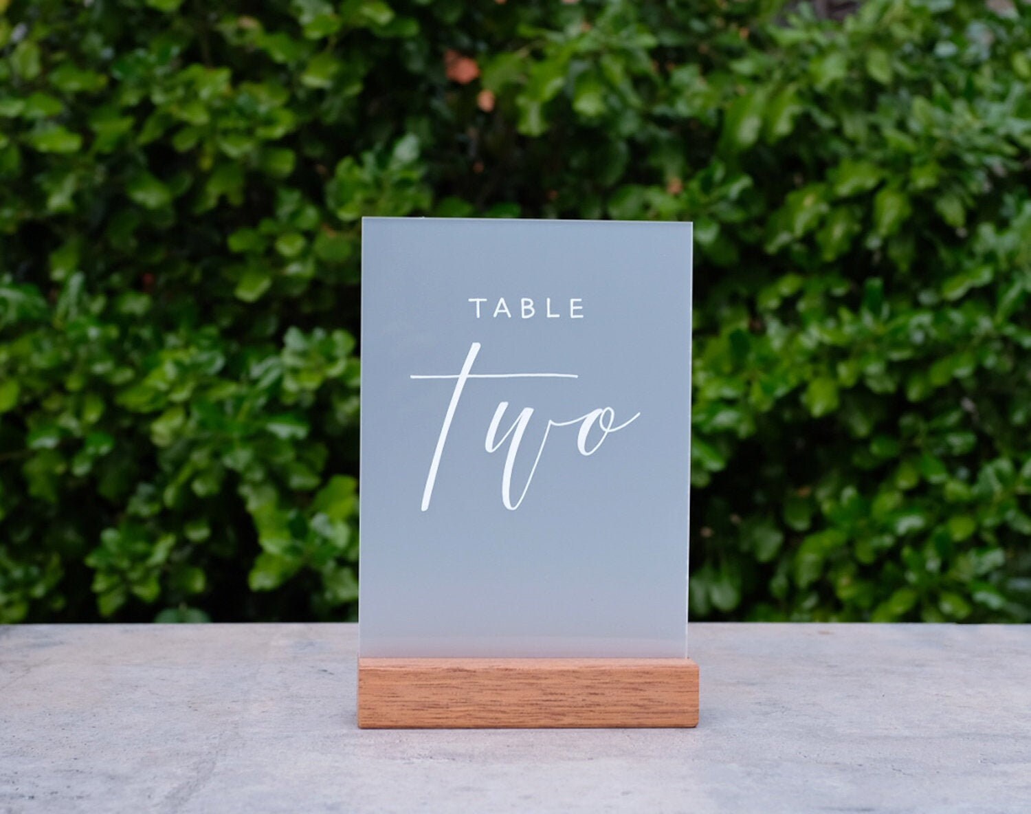 Frosted Acrylic Table Numbers. Wedding Table Number. Table Etsy Australia