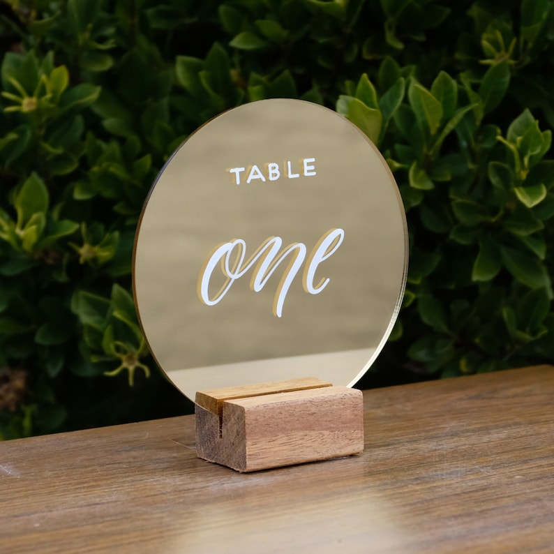 Gold Table Numbers. Wedding Table Signs. Wedding Decoration. Etsy