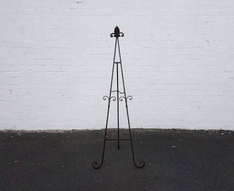 HIRE ONLY Black Brown Easel Melbourne HIRE. Cast Iron Easel. Etsy