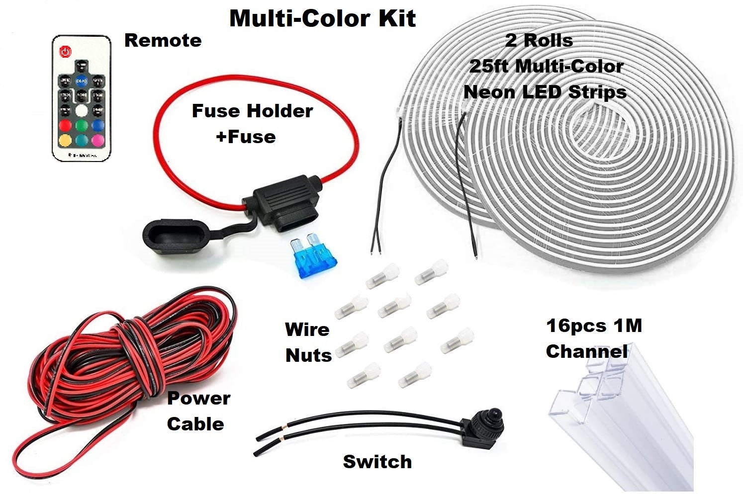 Green Pimp My Pontoon LED Kit, Neon Under Deck Lighting, Red/green Nav