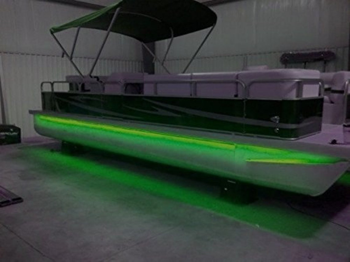 Pimp My Pontoon Green LED Boat Deck Lighting Kit With Bonus Etsy