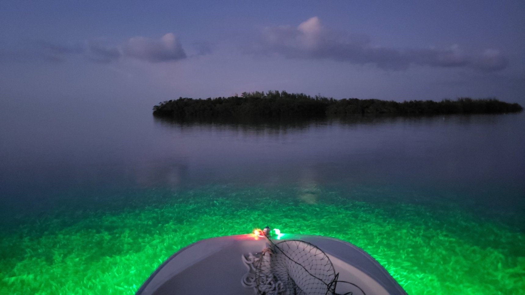 LED Underwater Fishing Light Green Blob Outdoors, Boat & Dock