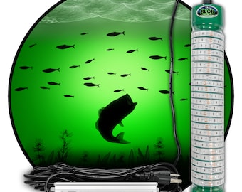 Green Blob Outdoors Underwater Fishing Light, Night Fishing, Fish Attractor, Made in Texas