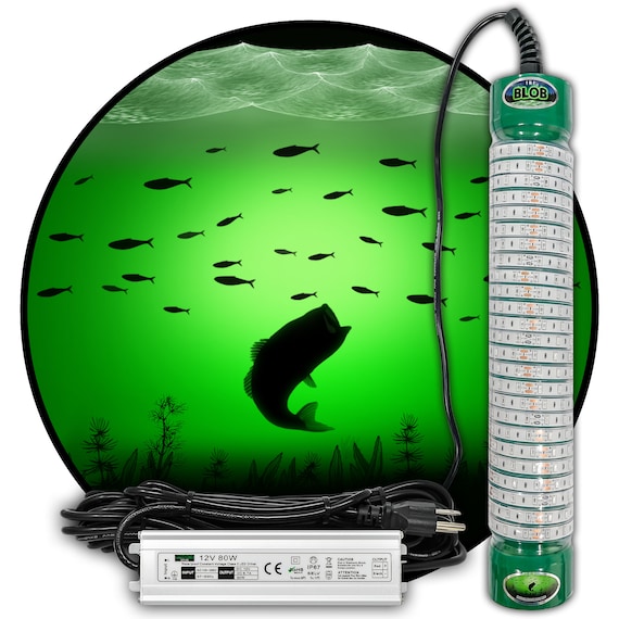 Buy LED Underwater Fishing Light Green Blob Outdoors, Boat & Dock