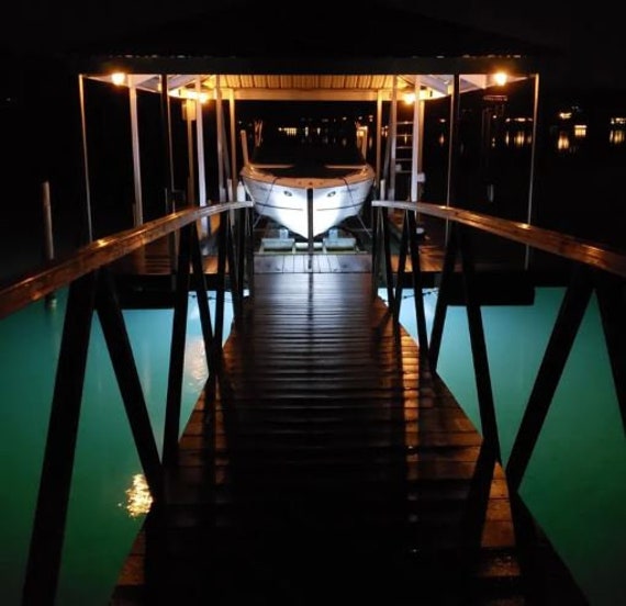 White Night Fishing Light, Underwater LED, Snook Bass Crappie