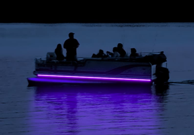 Multicolor Pimp My Pontoon Neon LED Boat Under Deck Lighting Etsy