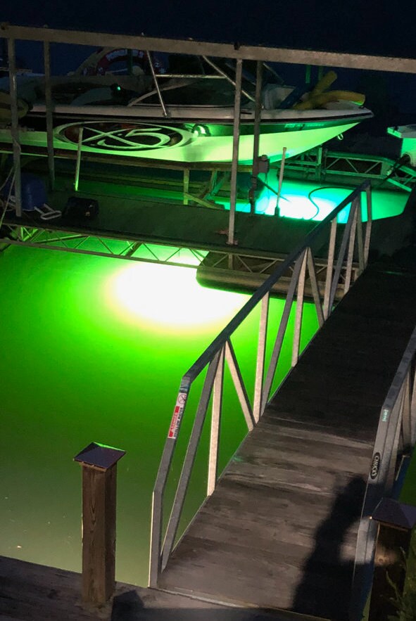 Green Blob Dock Fishing Light, 7500 Lumens, Underwater LED, 30ft Cord,  Fresh/saltwater, Energy Efficient, Fish Attractor -  Hong Kong