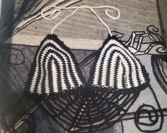 Jack Skellington Bikini top PDF Pattern ONLY