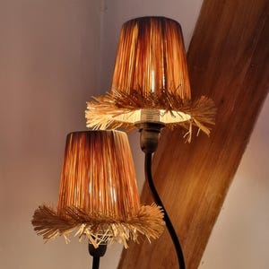 Lampenschirm aus Bast