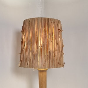 Raffia lampshade, raffia lampshade