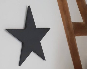Grote houten ster, wanddecoratie