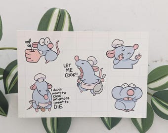 Ratatouille Remy Sticker Bogen
