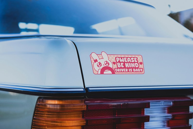 Pwease Sticker Pwease Be Kind, Driver is Baby - Etsy