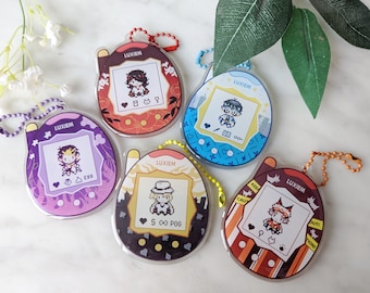 Breloques en acrylique NijiTama Luxiem Tamagotchi