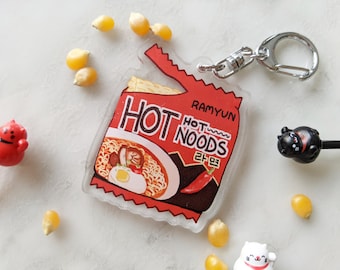 Hot Hot Noods Ramyeon Charm Keychain