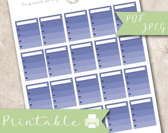 Purple checklists, erin condren, life planner, printable stickers, instant download, to do list, goals, jpeg, pdf, planner