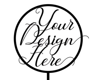 Aangepaste lasergesneden houten taarttopper, gepersonaliseerd huwelijksdecor