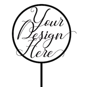Holz Cake Topper, Personalisierte Torten topper, Laser cut Holz Cake Topper, Rustikaler Cake Topper, Personalisierter Cake Topper