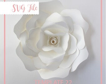 20 svg paper flower templates petal templates a01 a20diy etsy