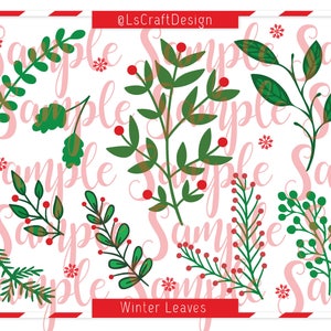 Paper Flower Leaves Template, SVG Leaf Template,  Set of 9 Leaves of two layers, Leaf of Paper, Winter Leaves, Cut file, Party decor