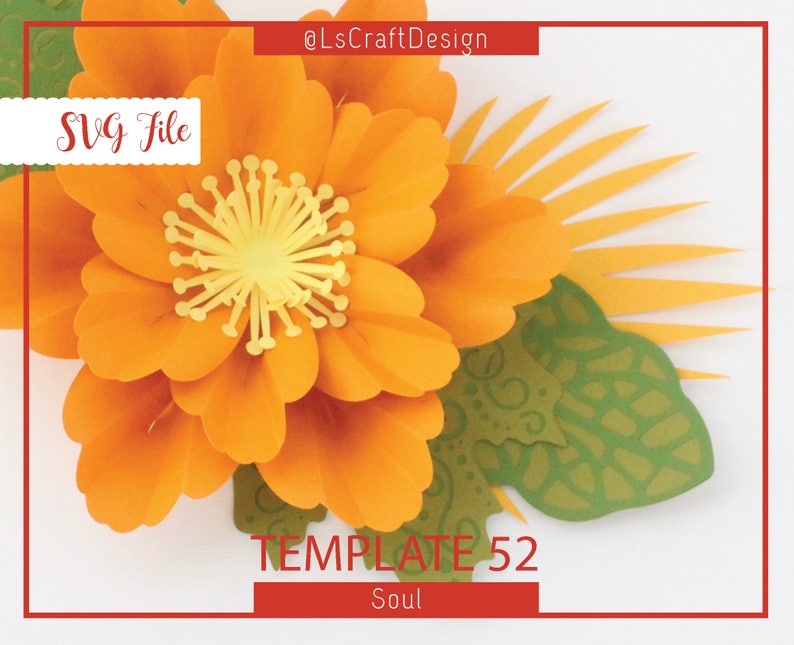 Download SVG Paper flower Kate Spade Flower Giant Paper Flower | Etsy