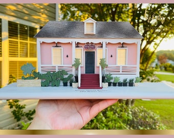 First Home Custom House Portrait, 3d Model Custom House Portrait, Christmas gifts, Custom Made House, House Replica, Miniature House, Wooden