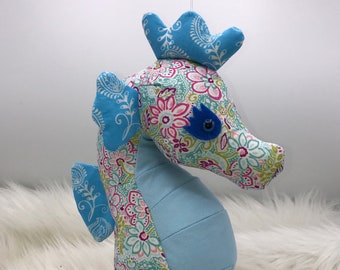 Memory Bear Keepsake Animal Seahorse-custom and handmade from baby clothes and loved ones clothing