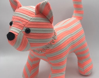 Memory Keepsake Cat – Handmade from Loved One's Clothing