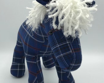 Memory Bear  Keepsake Animal Horse--- custom and handmade from baby onesies, pajamas, loved one's clothing