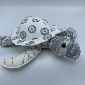 Memory Bear Keepsake Animal Turtle--- custom and handmade from baby onesies, pajamas, loved one's clothing