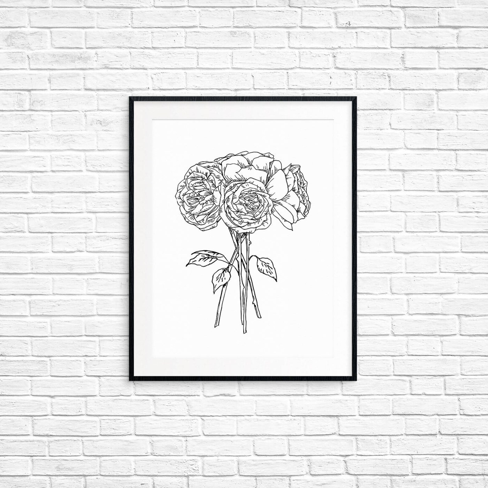 Floral Art Print Collection / Instant Download / Printable Art Etsy
