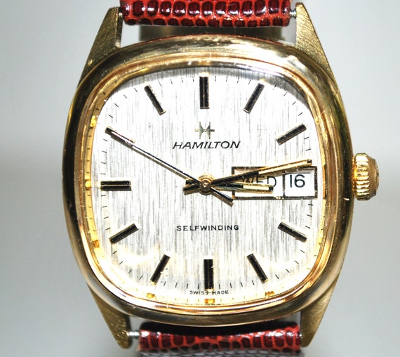 Men's Vintage Hamilton Day-Date Self Winding Watch - image 5