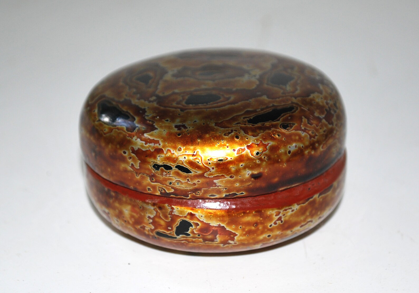 Cut Lacquer Asian Incense Box Etsy