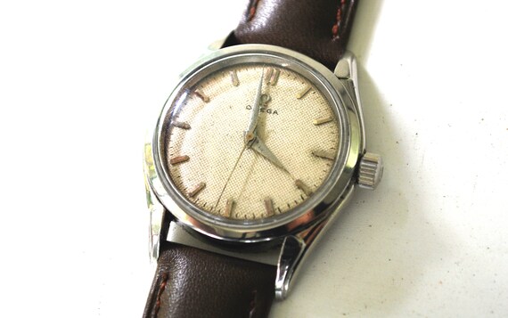 Omega Watch Vintage 1952 Rare Original Honeycomb … - image 6