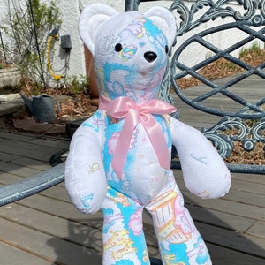 Baby Blanket Keepsake Bear - Handcrafted from Your Baby&#39;s Cherished Blanket