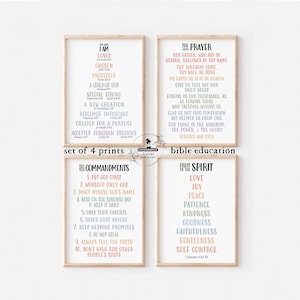 Christian Kids Sunday School Classroom Decor Biblical Affirmations Childrens Ministry Church Nursery Decor Bible Theme Homeschool Education