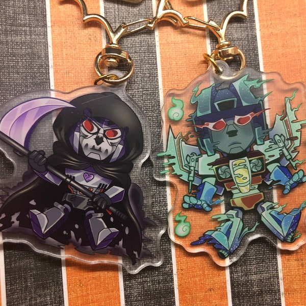 Halloween Transformers keychains